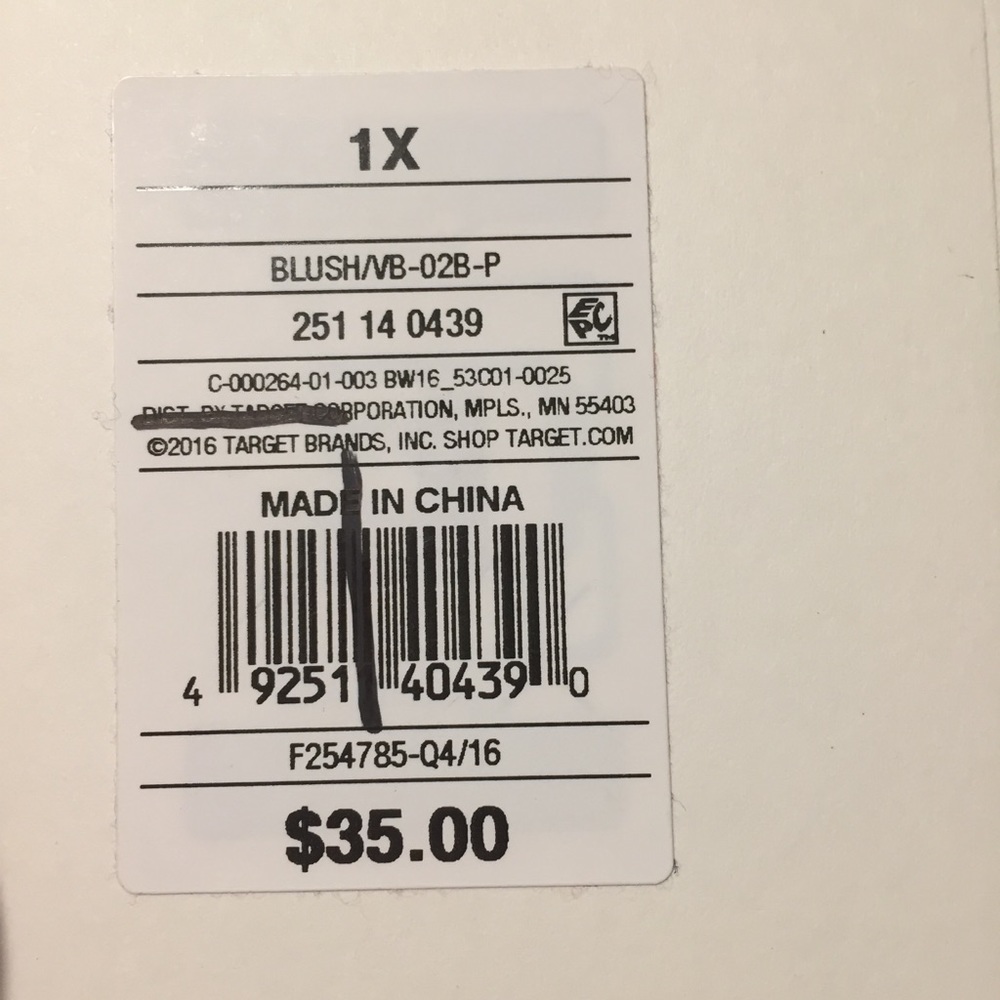 ~1X~ Victoria Beckham Blush Bunny Collared Dress - Picture 5 of 7